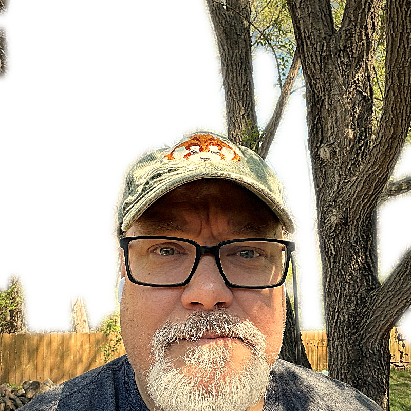 Tom outdoors, alt angle